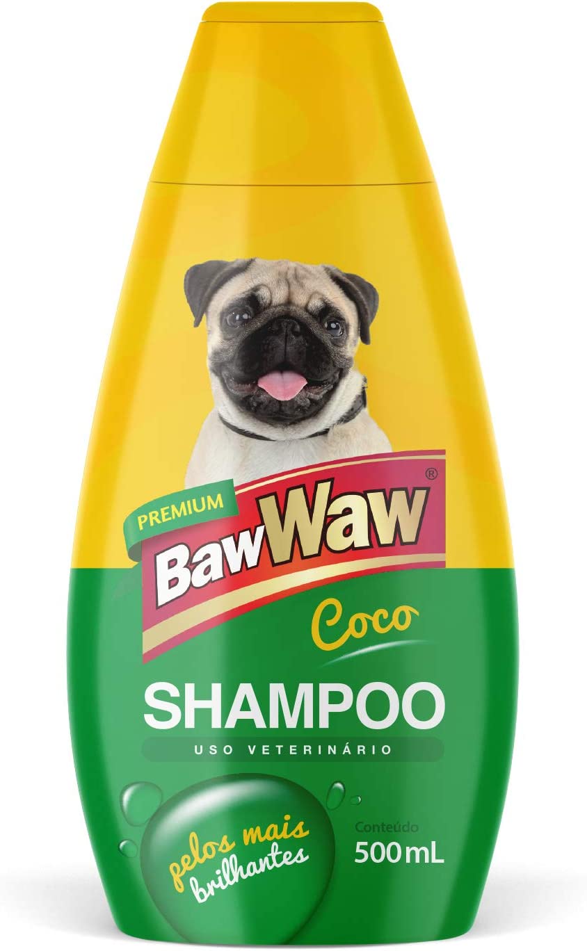 Shampoo Cães Coco Premium Baw Waw 500mL